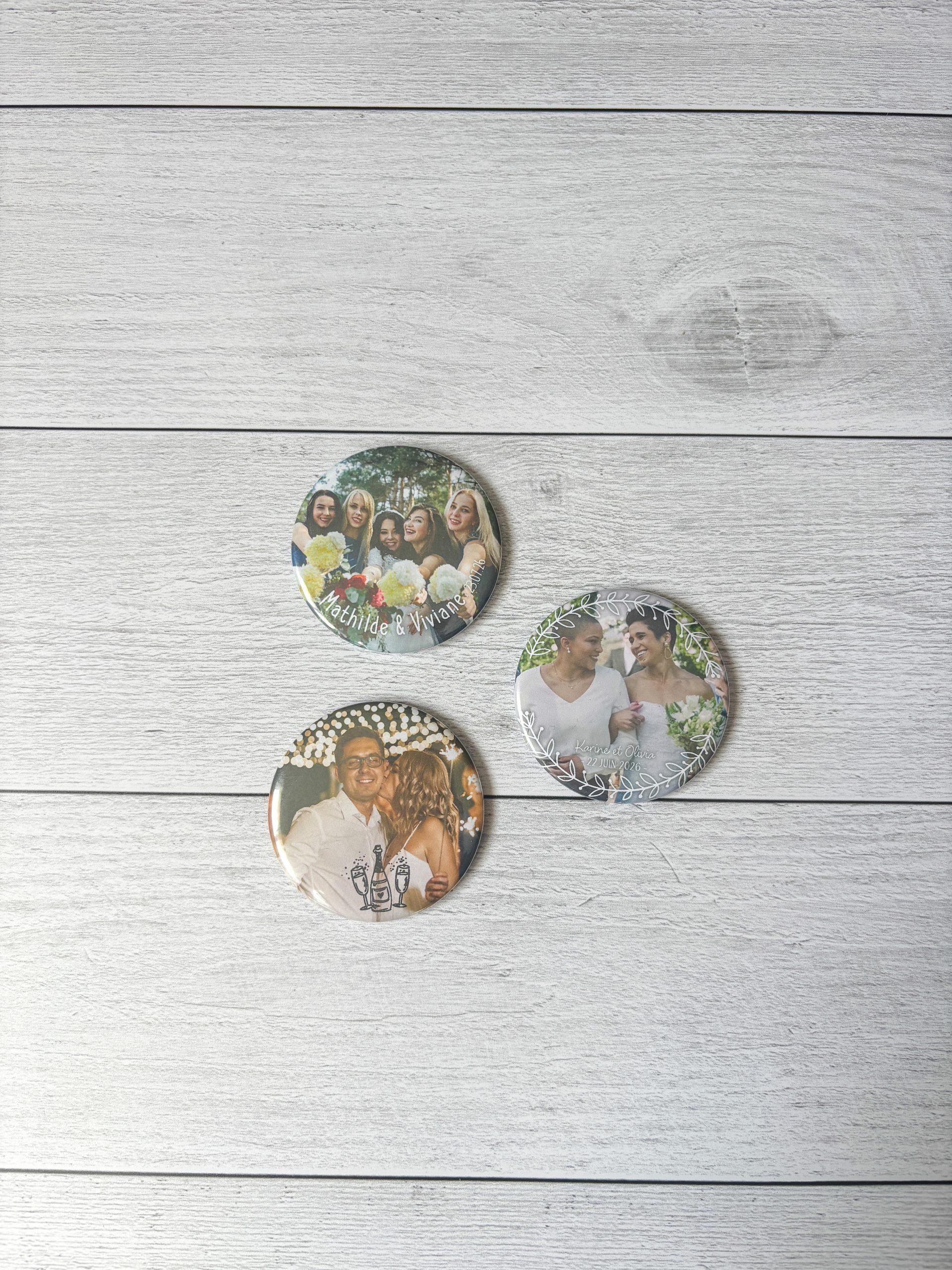 Magnet personnalisé mariage