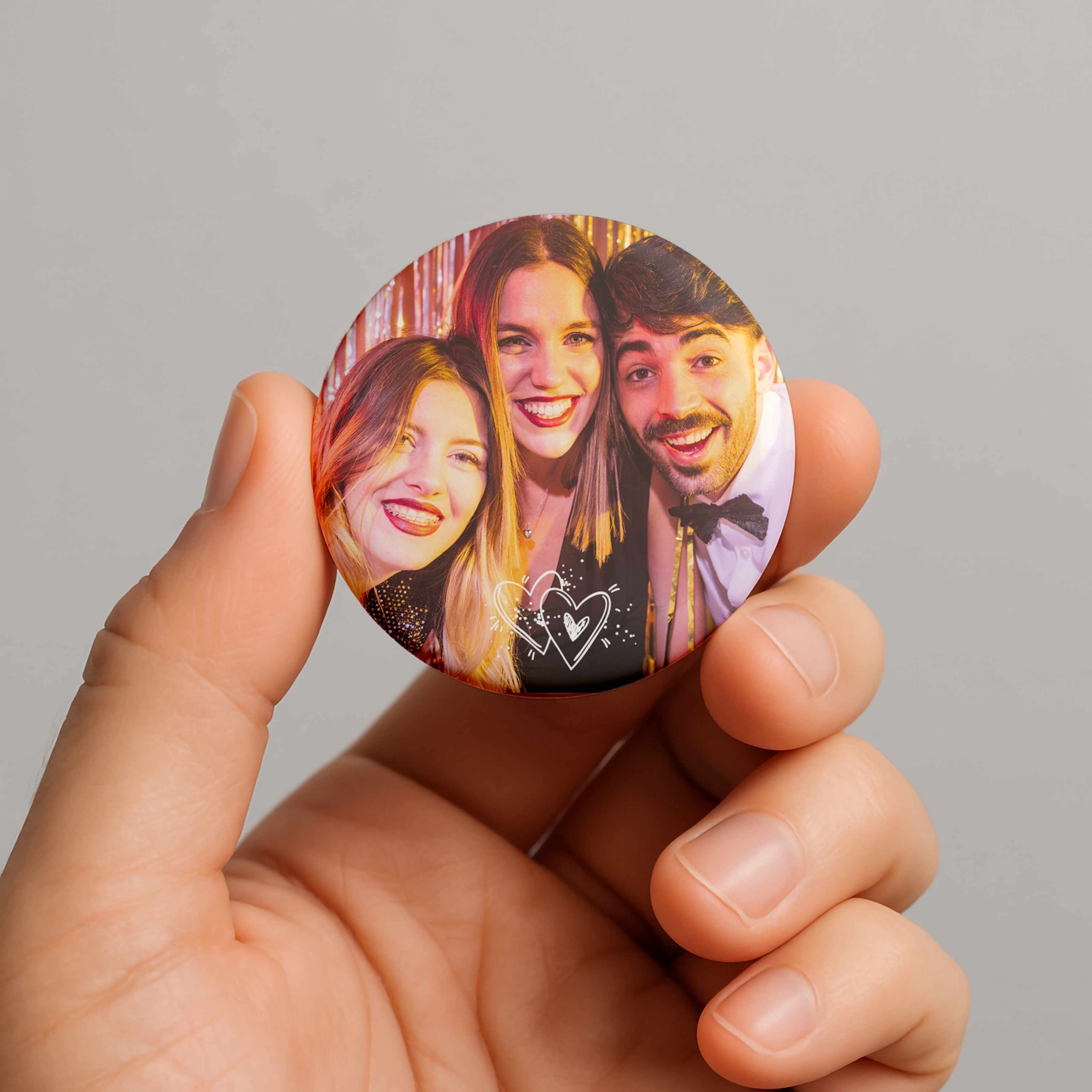 Personnalisation magnet mariage