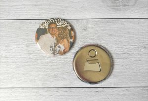 Magnet décapsuleur personnalisé mariage